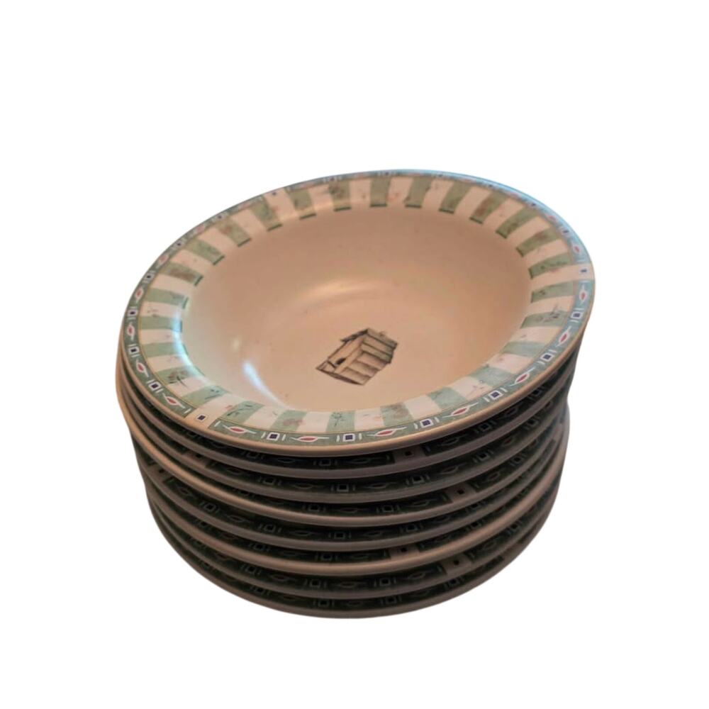 Naturewood by Pfaltzgraff Birdhouse Cereal Bowls Set of 8 Portfolio Soup Round